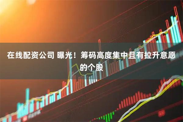 在线配资公司 曝光！筹码高度集中且有拉升意愿的个股