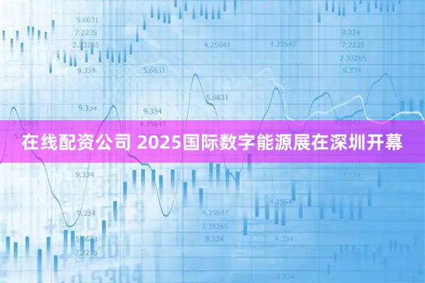 在线配资公司 2025国际数字能源展在深圳开幕